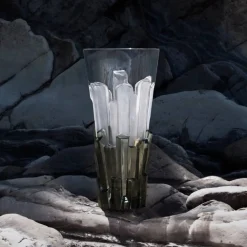Vessière Cristaux Vases|Vases Cristal Couleur|Vase Basalte Lalique
