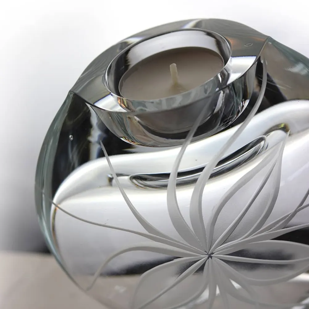 Vessière Cristaux Vases|Coupes, Coupelles Et Photophores|Vase bougie roni cristal lehrer