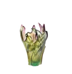 Vessière Cristaux Vases|Vases Cristal Couleur|Vase cattleya daum mm