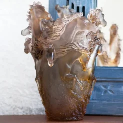 Vessière Cristaux Editions D’Art|Vases|Vase cheval cavalcade grand modèle Daum