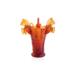 Vessière Cristaux Vases|Editions D’Art|Vase cheval pm Rêve Équestre Daum
