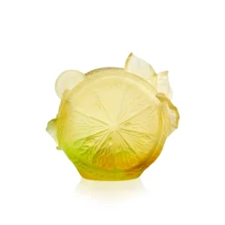 Vessière Cristaux Vases|Vases Cristal Couleur|Vase Citrus moyen modèle Daum