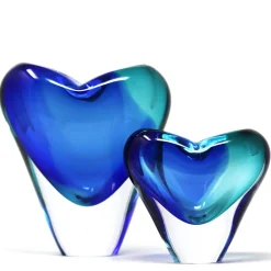 Vessière Cristaux Vases|Vase coeur cristal de bohême gm