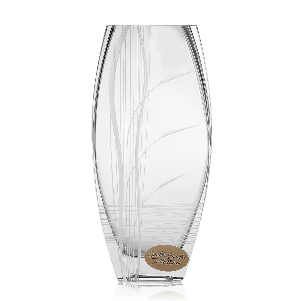 Vessière Cristaux Vases Cristal Clair|Vases|Vase cristal structure océan