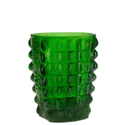 Vessière Cristaux Vases|Vases Cristal Couleur|Vase croco Lalique