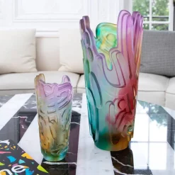 Vessière Cristaux Vases|Editions D’Art|Vase crystal rock ii jonone daum