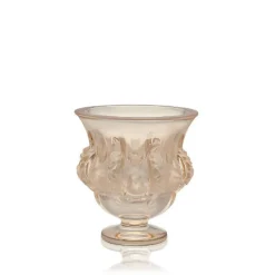 Vessière Cristaux Vases|Vases Cristal Couleur|Vase dampierre lustré or lalique
