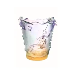 Vessière Cristaux Vases|Vases Cristal Couleur|Vase fairy dream Daum
