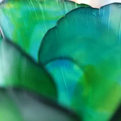 Vessière Cristaux Vases|Vases Cristal Couleur|Vase Gm ginkgo daum