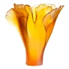 Vessière Cristaux Vases|Vases Cristal Couleur|Vase gm ginkgo daum