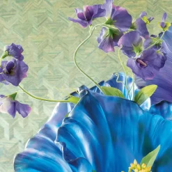 Vessière Cristaux Vases|Vases Cristal Couleur|Vase grand modèle arum daum