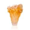 Vessière Cristaux Vases|Vases Cristal Couleur|Vase Grand modèle avec Or Rose Royale Daum