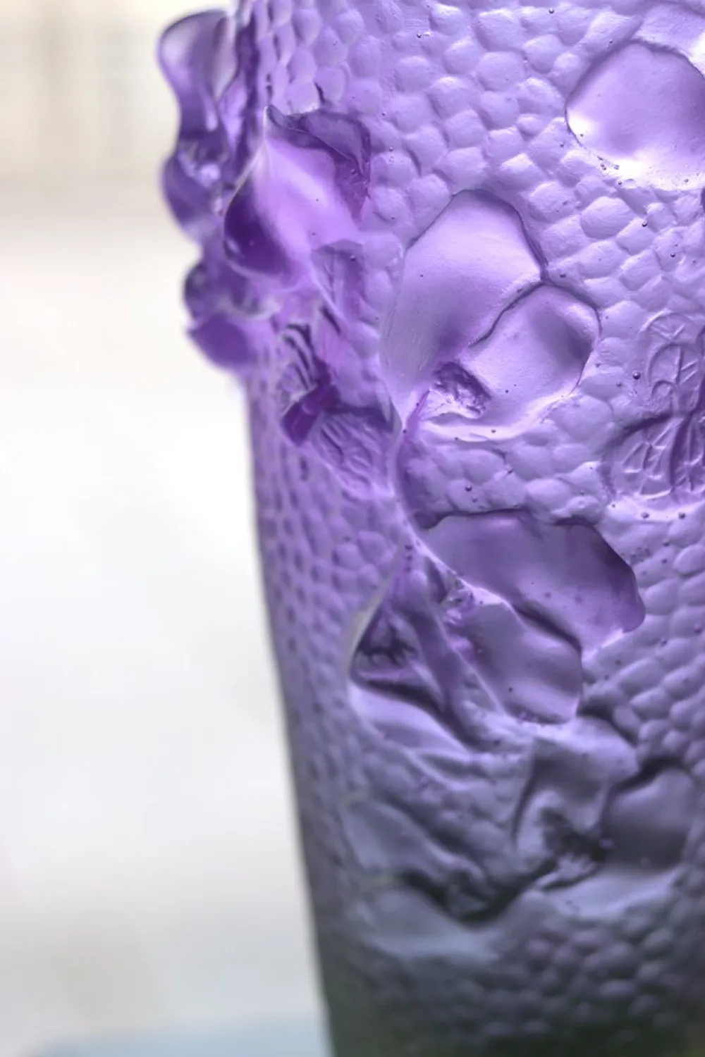 Vessière Cristaux Vases|Vases Cristal Couleur|Vase haut jardin imaginaire daum