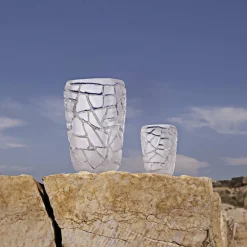 Vessière Cristaux Vases|Vases Cristal Clair|Vase Magnitude GM Terramineral Lalique