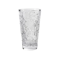 Vessière Cristaux Vases|Vases Cristal Couleur|Vase merles et raisins gm lalique