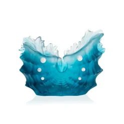 Vessière Cristaux Vases|Vases Cristal Couleur|Vase Moyen Modèle Coquillage Maya Daum