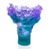 Vessière Cristaux Vases|Vases Cristal Couleur|Vase moyen modèle sweet garden daum
