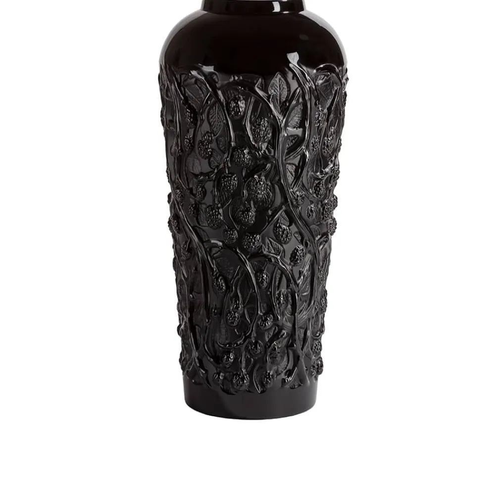 Vessière Cristaux Vases|Vases Cristal Couleur|Vase mûres grand modèle lalique