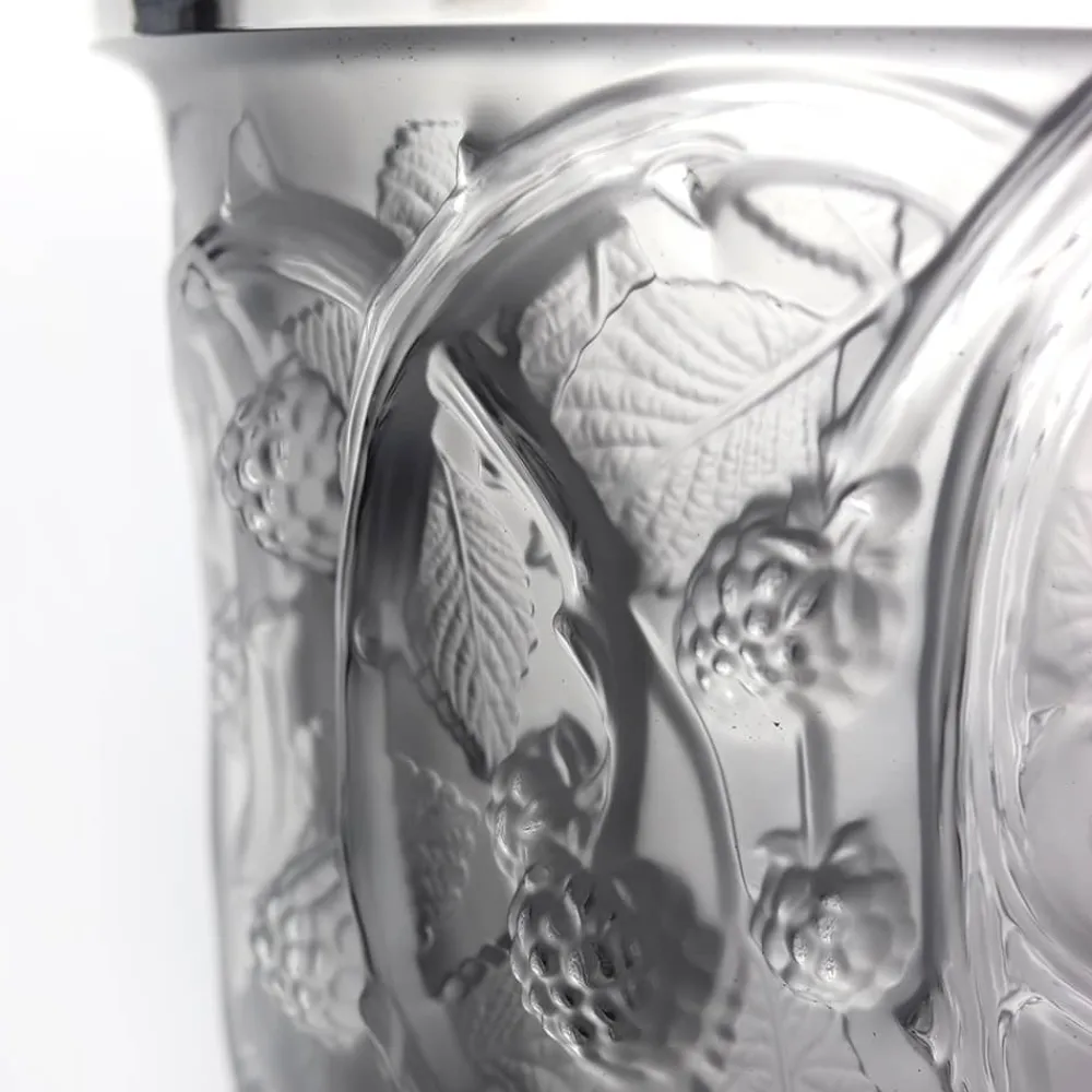 Vessière Cristaux Vases|Vases Cristal Couleur|Vase mûres moyen modèle lalique