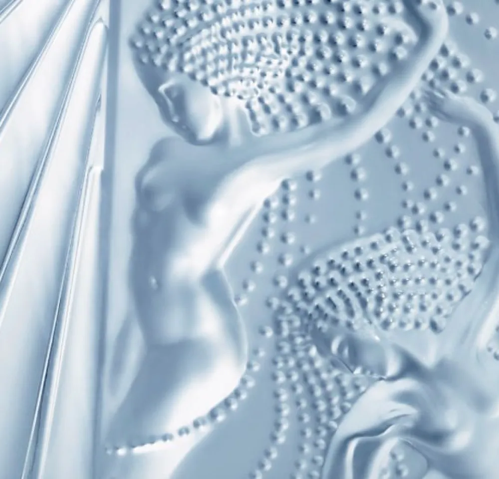 Vessière Cristaux Vases Cristal Clair|Vase naïades lalique