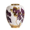 Vessière Cristaux Éditions D’Art Cristal|Vases & Boules|Vase néo pm à l’ombre des fleurs Émaux de Longwy