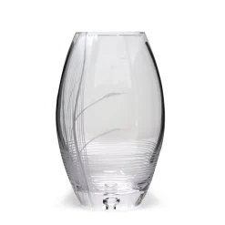 Vessière Cristaux Vases Cristal Clair|Vases|Vase obus cristal océan