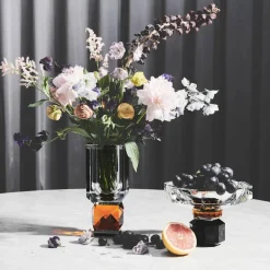 Vessière Cristaux Vase|Vases|Vase Ohio clair ambre noir Reflections Copenhagen