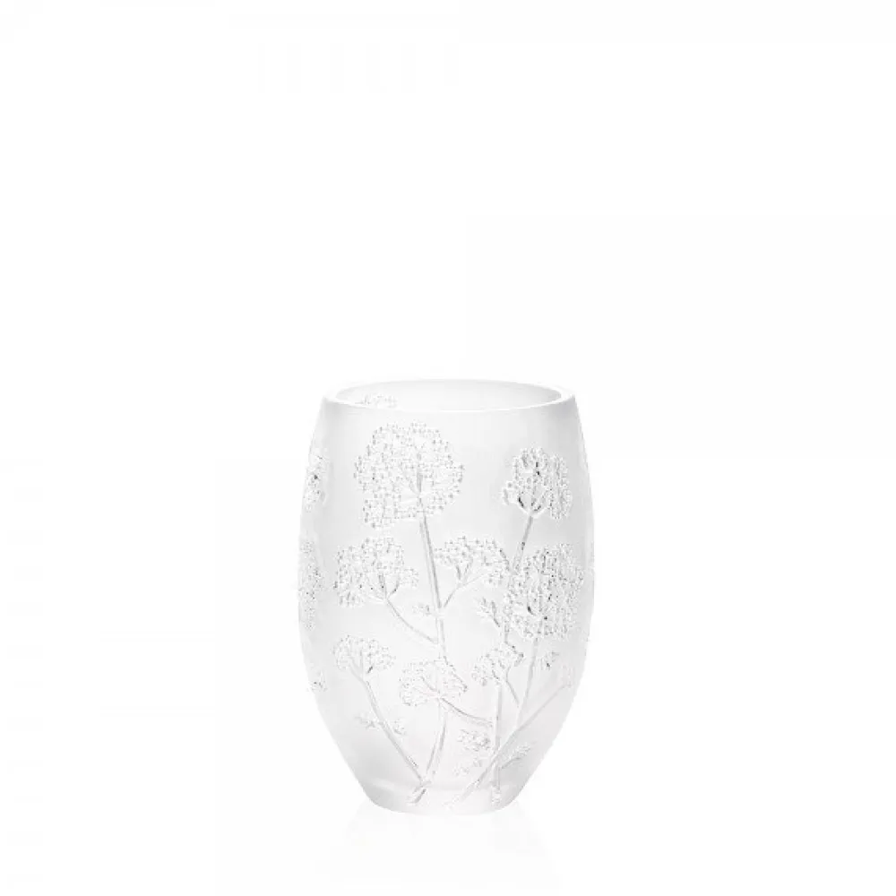 Vessière Cristaux Vases|Vases Cristal Clair|Vase ombelles lalique