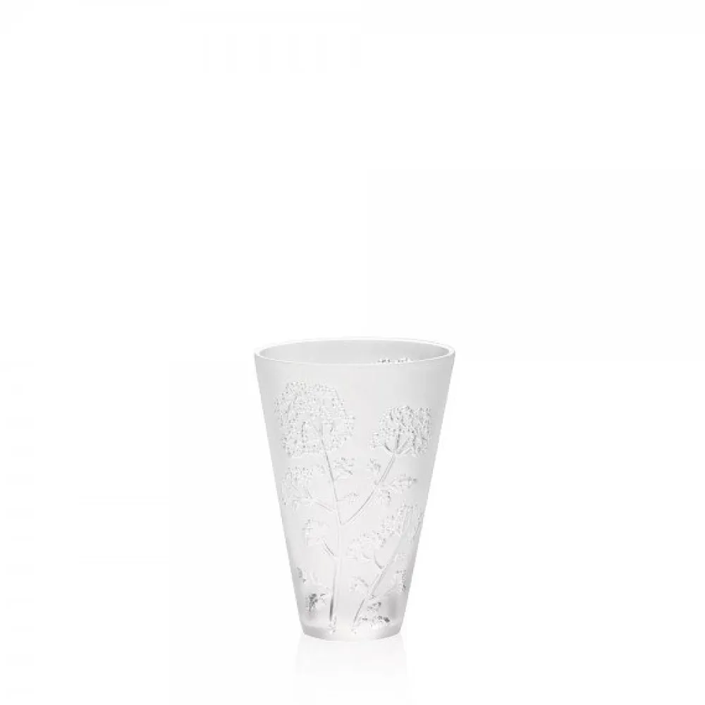 Vessière Cristaux Vases|Vases Cristal Clair|Vase ombelles lalique
