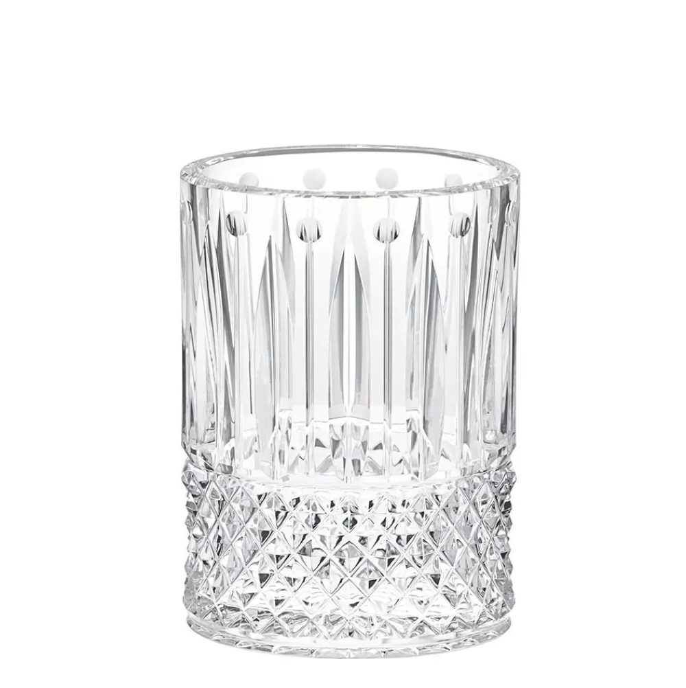 Vessière Cristaux Vases|Vases Cristal Clair|Vase ovale tommy saint-louis