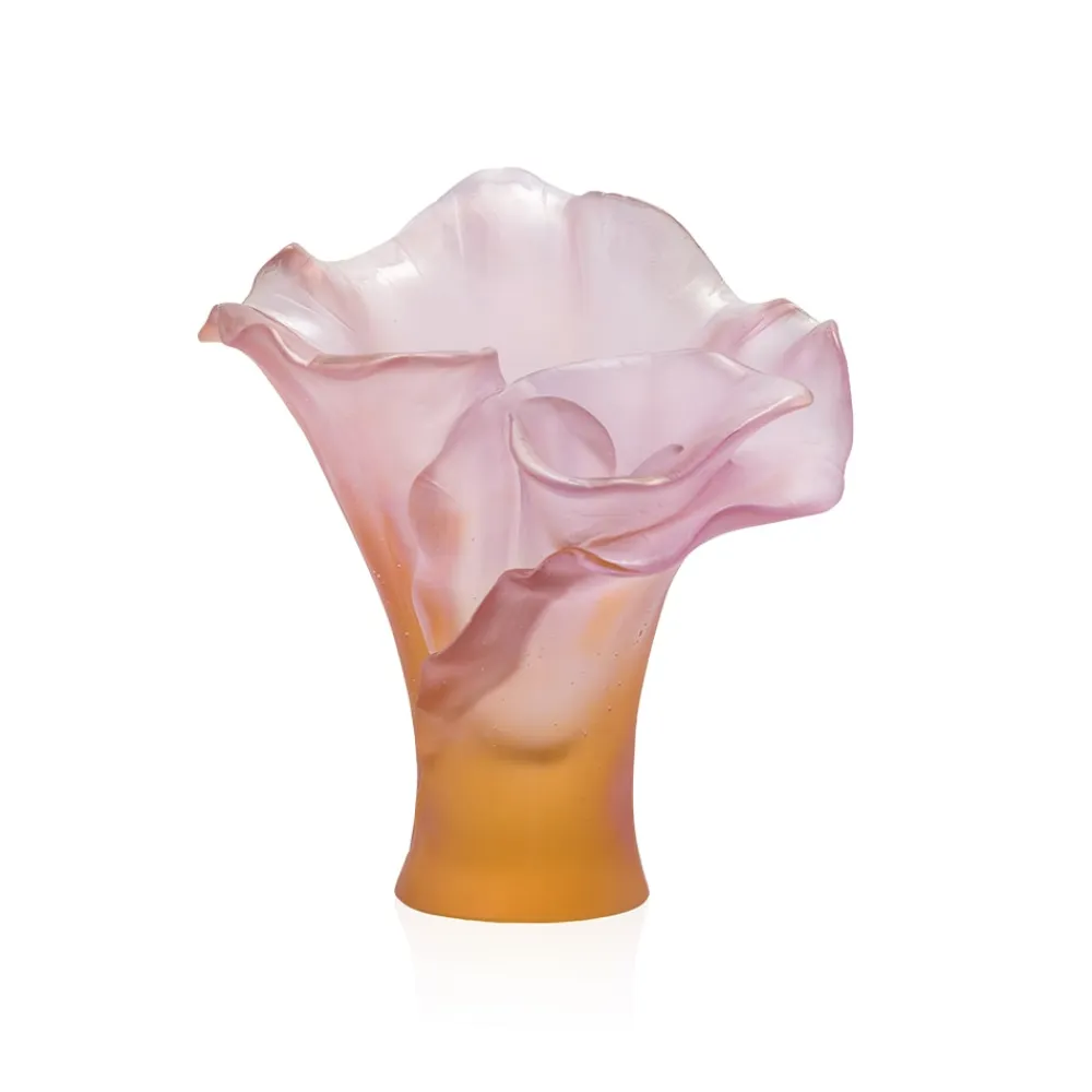 Vessière Cristaux Vases|Vases Cristal Couleur|Vase petit modèle arum daum