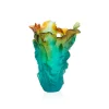 Vessière Cristaux Vases|Vases Cristal Couleur|Vase petit modèle colibri Voyage Tropical Daum