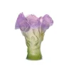 Vessière Cristaux Vases|Vases Cristal Couleur|Vase pivoine gm daum