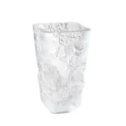 Vessière Cristaux Vases|Vases Cristal Clair|Vase pivoines grand modèle lalique