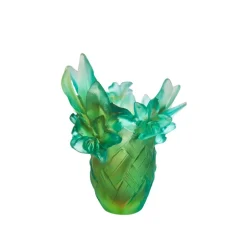 Vessière Cristaux Vases|Vases Cristal Couleur|Vase pm tressage daum