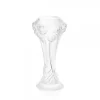 Vessière Cristaux Vases|Vases Cristal Clair|Vase pompons lalique