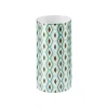 Vessière Cristaux Vase|Vase Céramique|Vase porcelaine 20 cm Mosaic Babylone Vert Raynaud
