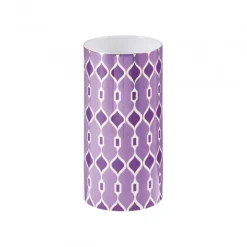Vessière Cristaux Vase|Vase Céramique|Vase porcelaine 20 cm Mosaic Palmyre Rose Raynaud