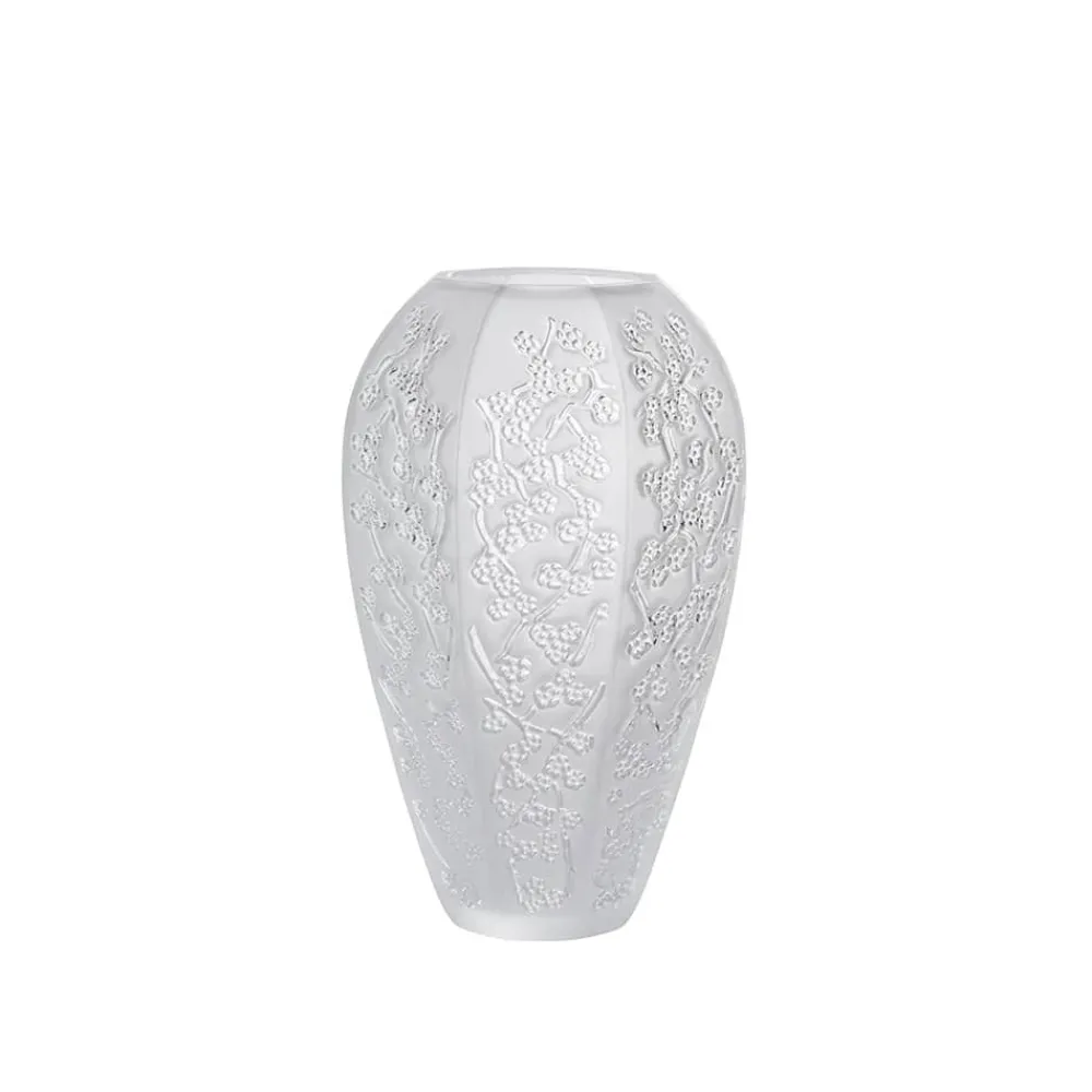 Vessière Cristaux Vases|Vases Cristal Couleur|Vase sakura grand modèle lalique
