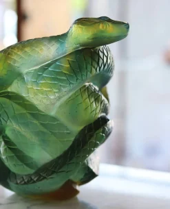 Vessière Cristaux Vases|Vases|Vase serpent Daum
