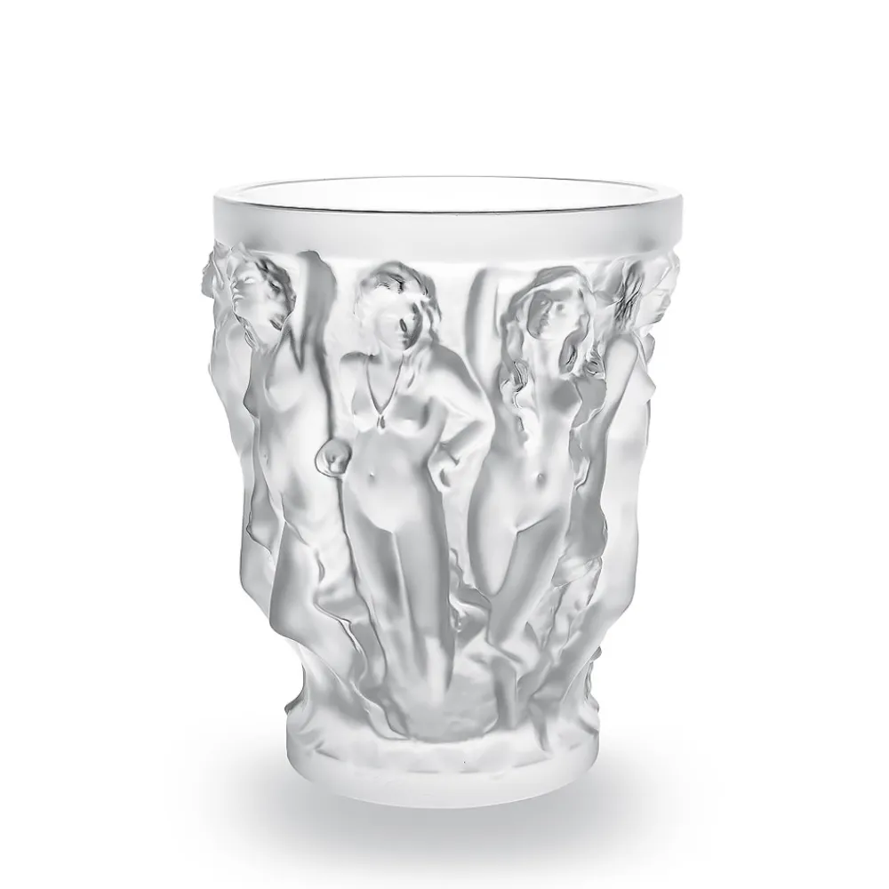 Vessière Cristaux Vases|Vases Cristal Clair|Vase sirènes cristal clair lalique terry rodgers