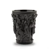Vessière Cristaux Vases|Vases Cristal Couleur|Vase sirènes cristal noir lalique terry rodgers