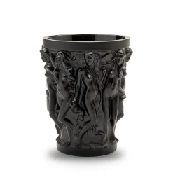 Vessière Cristaux Vases|Vases Cristal Couleur|Vase sirènes cristal noir lalique terry rodgers