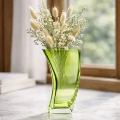 Vessière Cristaux Vases Cristal Couleur|Vases|Vase tango cristal de bohême
