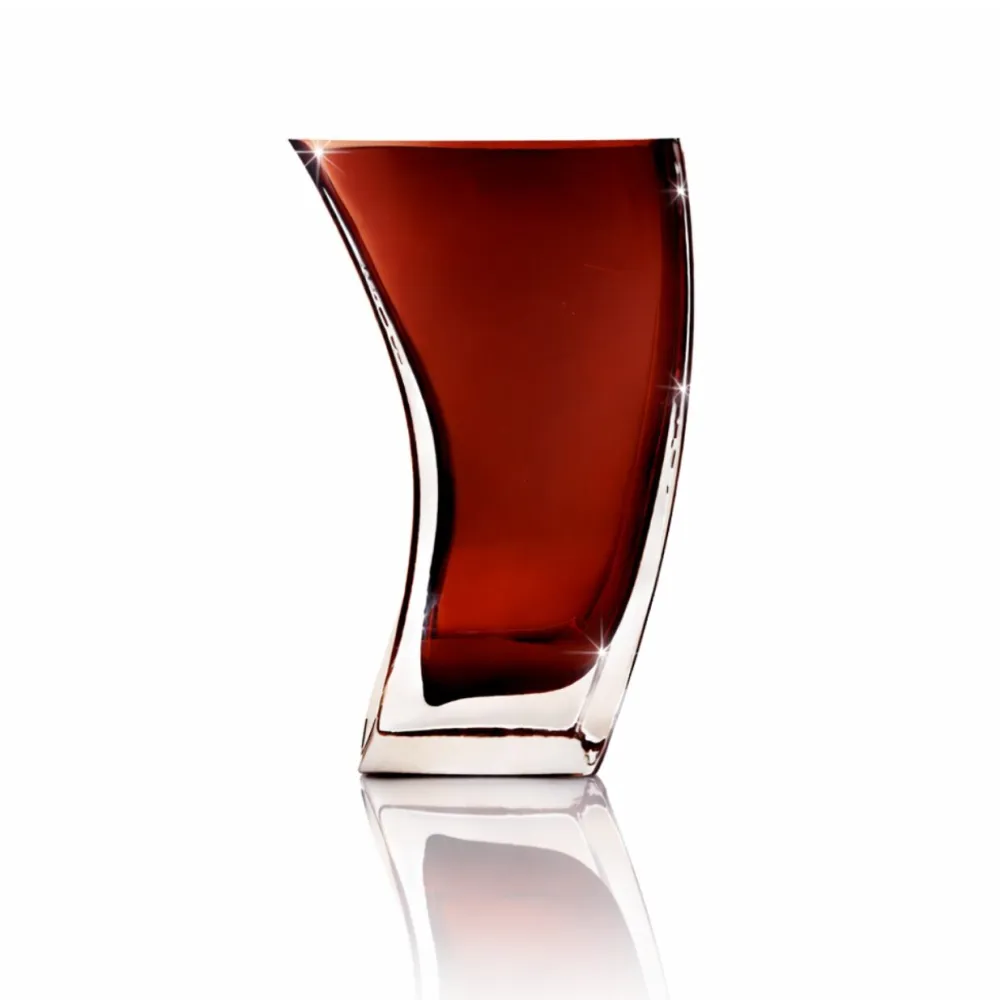 Vessière Cristaux Vases Cristal Couleur|Vases|Vase tango cristal de bohême
