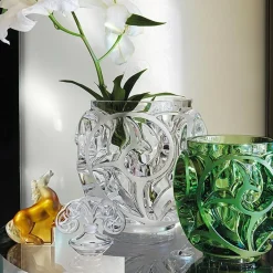 Vessière Cristaux Vases|Vases Cristal Couleur|Vase tourbillons xxl Lalique