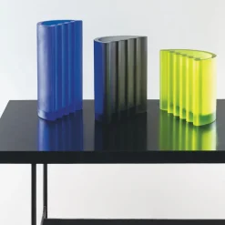 Vessière Cristaux Vases|Editions D’Art|Vase vert zigzag victoria wilmotte daum