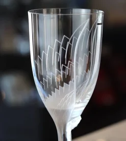 Vessière Cristaux Art De La Table|Verre À Vin|Verre à champagne sourire de l’ange lalique