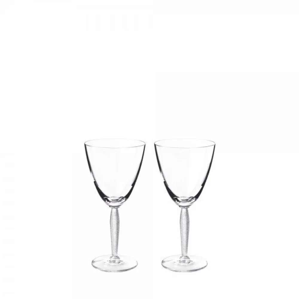 Vessière Cristaux Verre À Pied|Verre Cristal|Verre à vin louvre x2 lalique