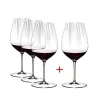 Vessière Cristaux Art De La Table|Verre À Pied|Verre cabernet merlot dégustation Performance Riedel X4 (dont 1 gratuit)